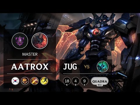 Aatrox Jungle vs Hecarim - KR Master Patch 9.9