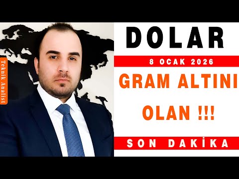 DOLAR ANALİZİ GRAM ALTINI OLANLAR | ŞENOL KAAN | 08.01.2026