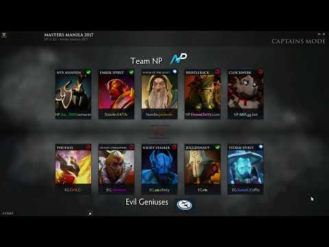 EG vs NP Manila Masters 2017 LB Finals Game 2 VOD DOTA 2 / Sumail Storm / FATA Ember