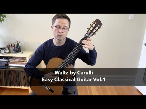 Lesson: Waltz Op.121, No.1 by Carulli - Easy Classical Guitar