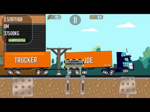 Trucker Joe we transport board resources, iron, sand