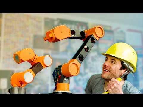 I made a Mini Robot Arm to Control my Big Arm