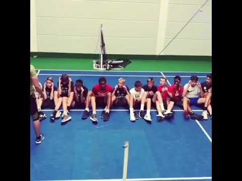 Training mit dem Nachwuchs vom FC Bayern München Basketball