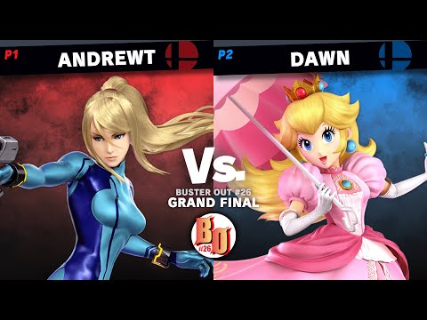 Buster Out #26 - AndrewT (Zero Suit Samus) VS Dawn (Peach) - Grand Final