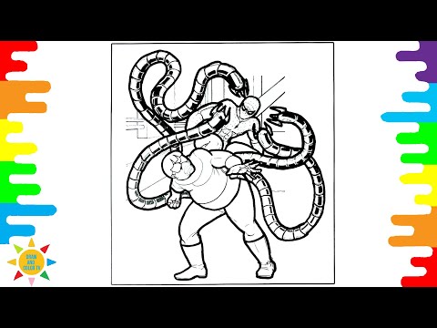 SPIDER-MAN vs DR OCTOPUS Coloring Page|SUPERHERO Coloring|ROY KNOX - Breathe Me In [NCS Release]