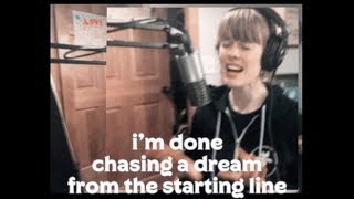 Cory Wong // Starting Line (feat Emily C Browning) [lyric &amp; vocal tracking video]