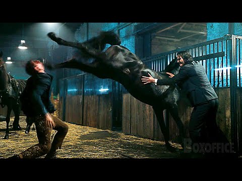 John Wick's greatest weapon: A HORSE | John Wick: Chapter 3 - Parabellum | CLIP