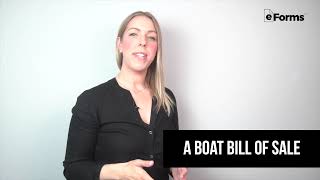 Boat Bill of Sale - EXPLAINED