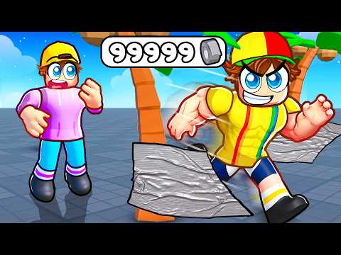 WE SMASHED MAX LEVEL TAPE in Roblox Smash Tape Simulator..