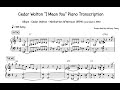Cedar Walton "I Mean You" Piano Transcription