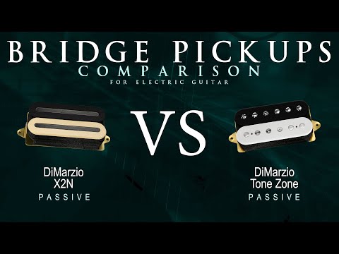 DiMarzio X2N vs TONE ZONE - Passive Bridge Guitar Pickup Comparison Tone Demo