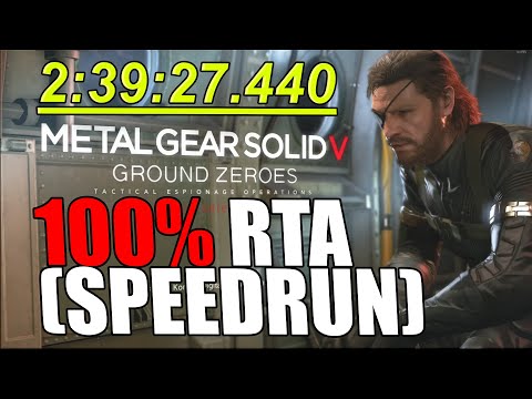 METAL GEAR SOLID V: GROUND ZEROES 100% SPEEDRUN(RTA) 2:39:27.440