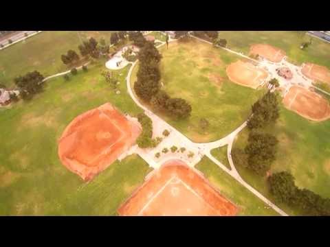 Flying my Yuneec drone over Ayala Softball Park in Chino, CA.