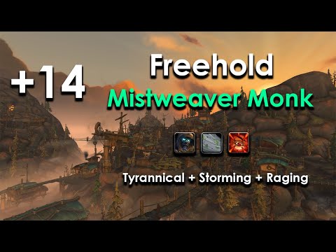 +14 Freehold | Mistweaver Monk POV | Dragonflight Season 2