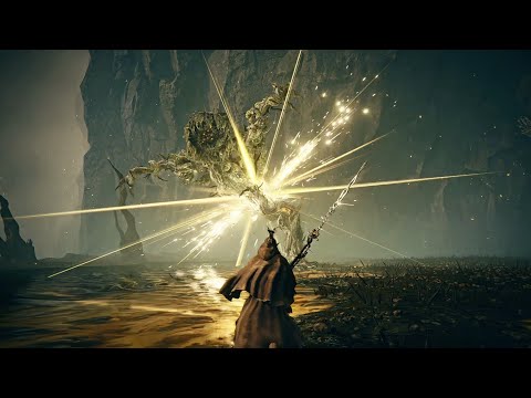 Elden Ring DLC - Scadutree Avatar Cinematic Fight (No HUD/OST sync)
