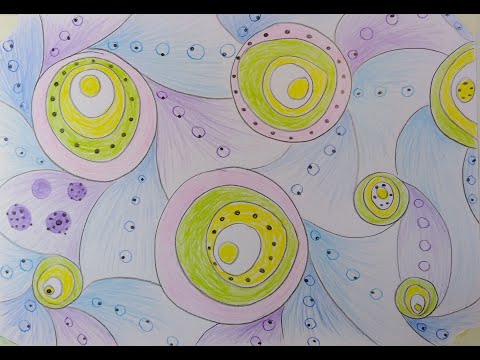 #11 How to draw an abstract composition