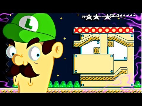 Super Mario Maker 2 🔧 Luigi gets revenge on Mario! 🔧 EVILMOOMIN