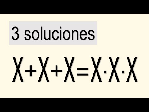SABES RESOLVER ESTA ECUACIÓN DE GRADO 3? Tres Soluciones