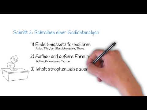 Gedichtanalyse schreiben (ab Klasse 8)