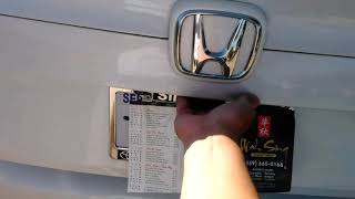 How to open Honda Civic trunk from inside when battery is dead