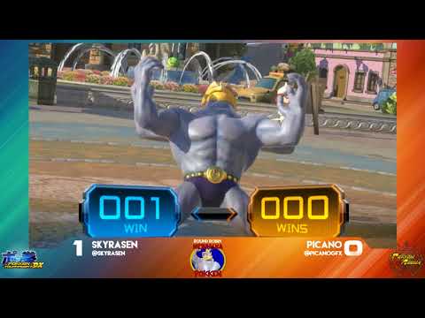 SkyRasen (Machamp) vs Picano (Charizard/Braixen) - Pokken at LWG 2-20-18