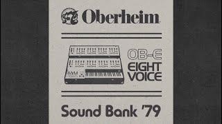 Video thumbnail for GForce / Oberheim OB-E - Sound Bank '79 by Polydata