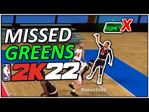 Top 10 WORST Missed Greens NBA 2K22