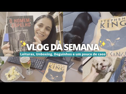 Vlog da semana com Leituras, unboxing de livro lanamento e um pouco de desabafo #vlogdeleitura