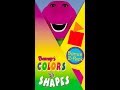 Barney Red Blue And Circles Too 1997 VHS Rip