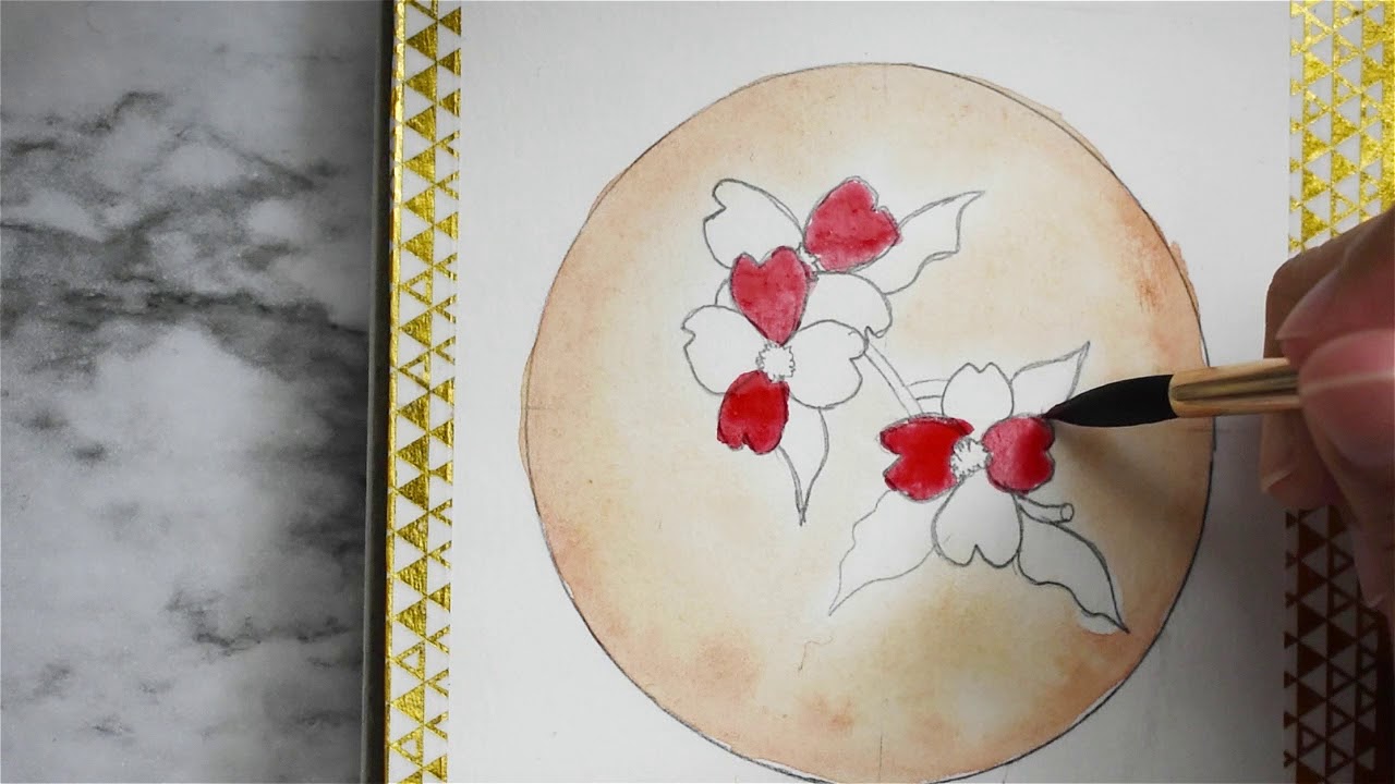 Watercolor Beginner - Day 164 Flowers