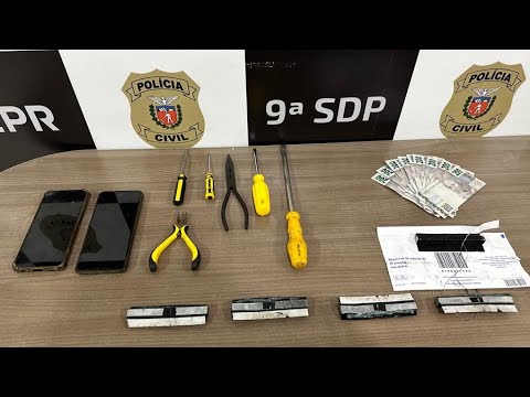 Ladrões que pescam envelopes em caixas eletrônicos de Maringá são presos pela Polícia
