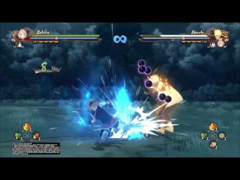 NARUTO SHIPPUDEN™: Ultimate Ninja® STORM 4 Sakura X Sasuke 98% Hp combo.
