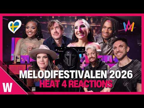 🇸🇪 Melodifestivalen 2026 heat 4 artists react after Friday dress rehearsal