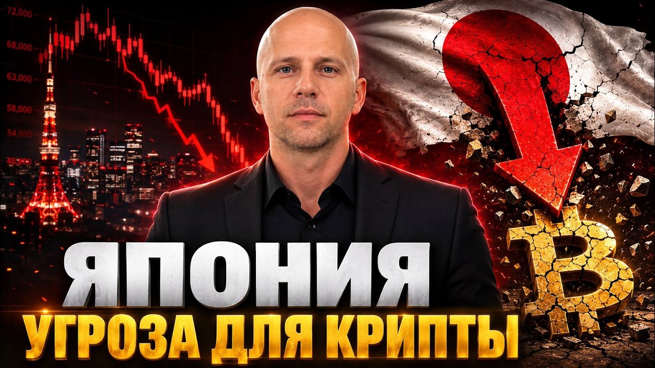 Япония может обвалить биткоин? Главный риск для крипты прямо сейчас.