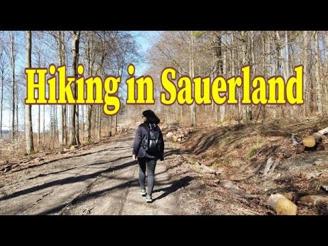 HIKING IN SAUERLAND, GERMANY (MARCH 2021) || 4K || BEAUTIFUL HIKING TRAIL