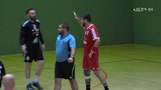 Alle Tore, Fouls, 2-Minutenstrafen und gelben Karten: Handballspiel HC Burgenland II gegen Landsberger HV, aufgezeichnet in 4K/UHD in Plotha zwischen Weißenfels und Naumburg
