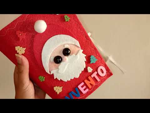 Libro in feltro Avvento - Calendario dell'Avvento - Advent - Merry Christmas - Felt Book