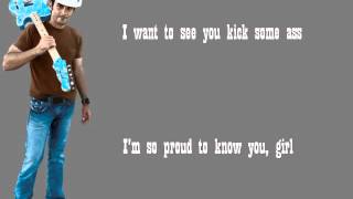 Brad Paisley - Shattered Glass Lyrics (tempo fit).