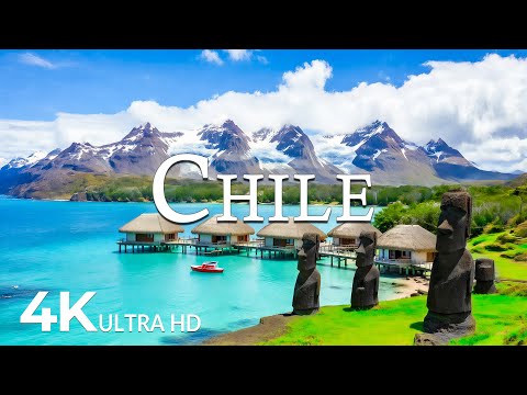 FLYING OVER CHILE (4K UHD) – Soothing Music Along With Beautiful Nature Video - 4K Video ULTRA HD