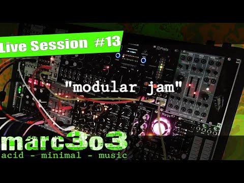 Modular Jam with Pamelas New Workout - Marbles - Plaits - Soundforce Dual LFO - uclouds - uscale