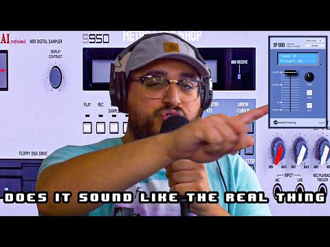 How does the SP950/RX 950 compare to the real Akai S950?