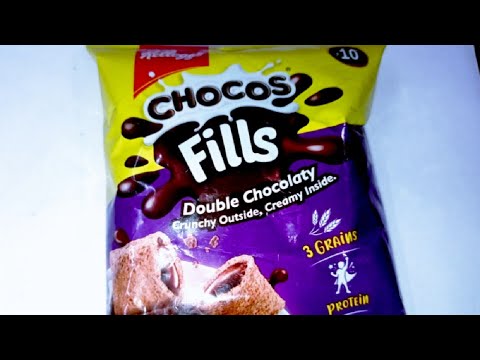 Kelloggs "CHOCOS" Fills Double Chocolaty Crunchy Creamy Rs-10 Only /#Shorts #Videos 😊😊
