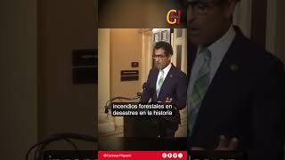 Robert Rivas (D) organizes strategies against Trump while California is burning