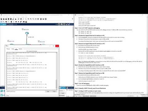 CCNA3-ENSAv7 - 2.3.11 Packet Tracer - Determine the DR and BDR