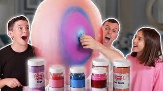 3 COLORS OF COTTON CANDY CHALLENGE!!