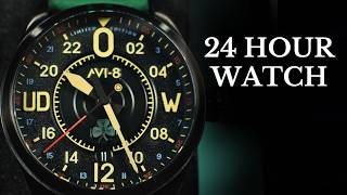 This Watch Shows the Entire Day (AVI-8 Spitfire Smith 24-Hour)