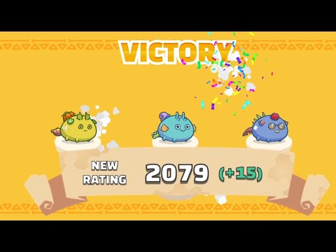 Shrimpinator 2K MMR | Axie Infinity | Gameplay | Dusk Aqua Plant | Arena