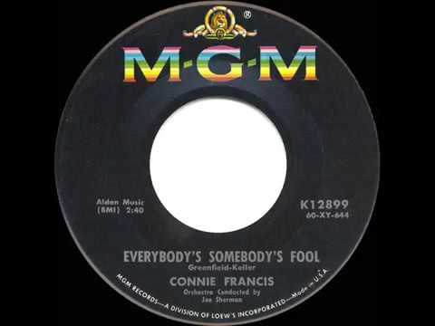 1960 HITS ARCHIVE  Everybody’s Somebody’s Fool   Connie Francis