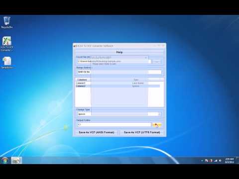 Excel To VCF Converter Software