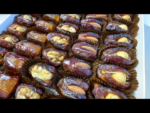 Tamarat: Dates Varieties, Cakes and Tamer Stuffed with Nuts in Saida